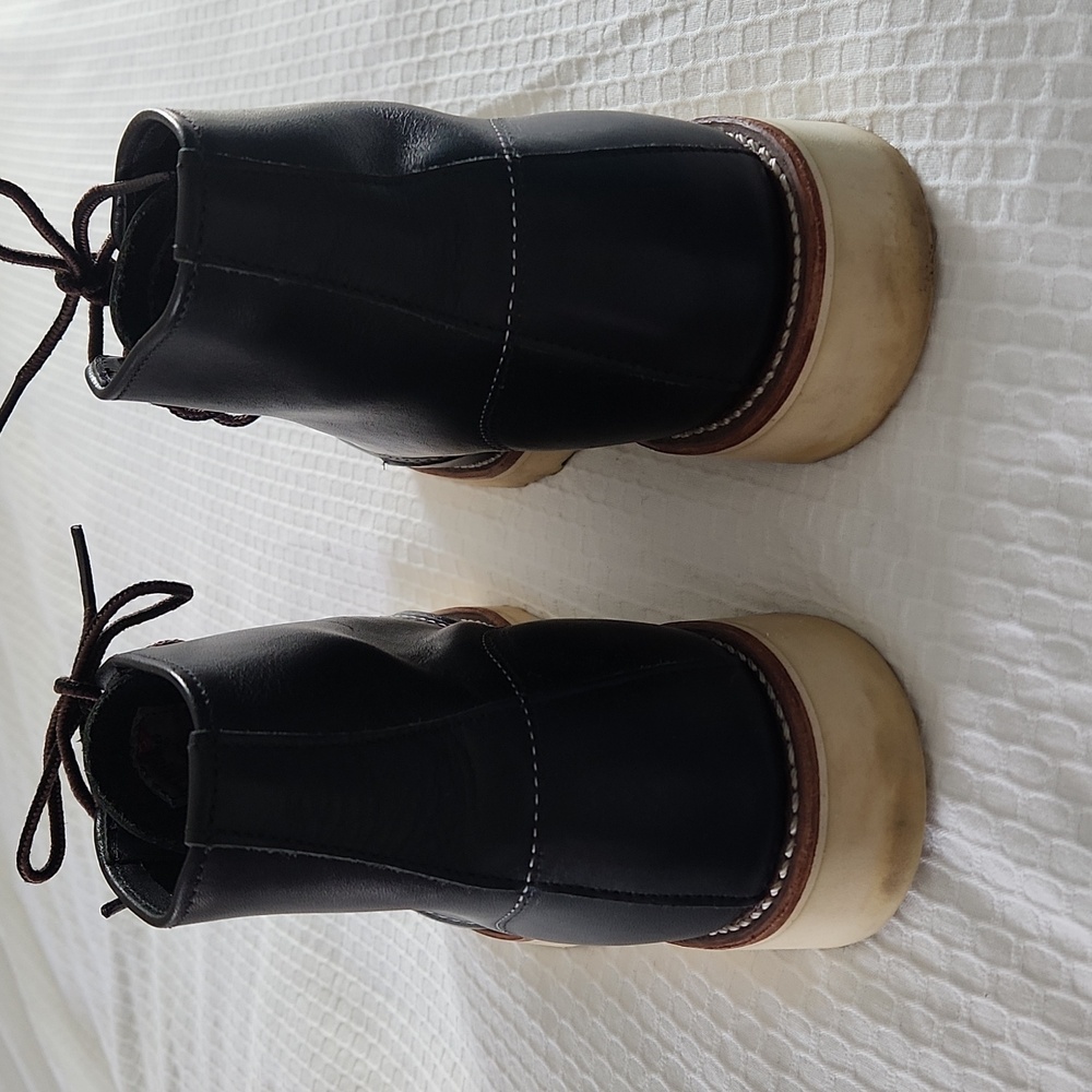 Red Wing Shoes Heritage 6 Inch Boots W9.5 Black - Picture 6 of 10